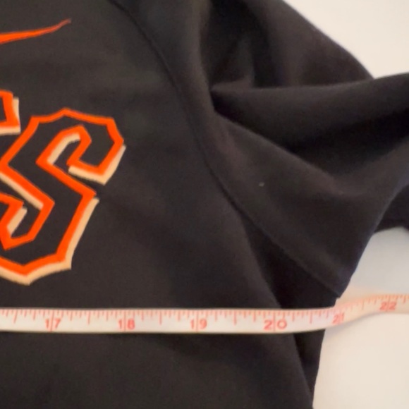 S Nike San Francisco Giants Black Embroidered Zip Adult Small Sweatshirt MLB - Picture 2 of 11